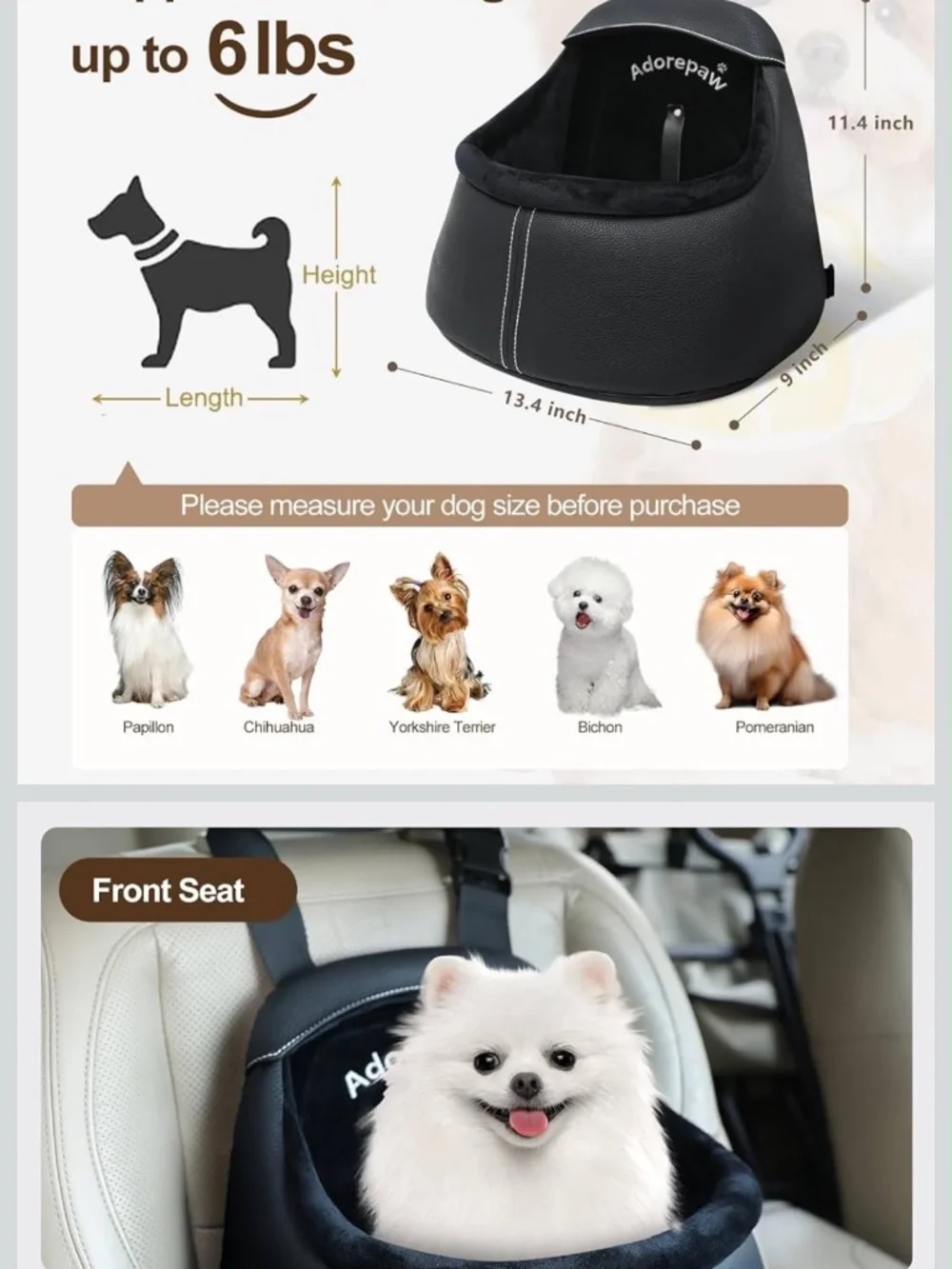 Dog Car Seat